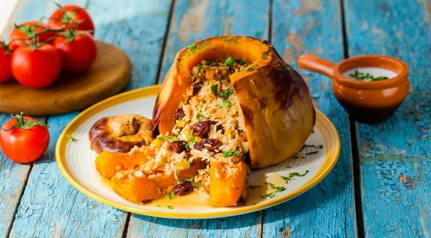 Тыква с фаршем и рисом. Хапама фаршированная тыква. армянская фаршированная тыква хапама. эрзурумская хапама. тыква хапама запеченная.