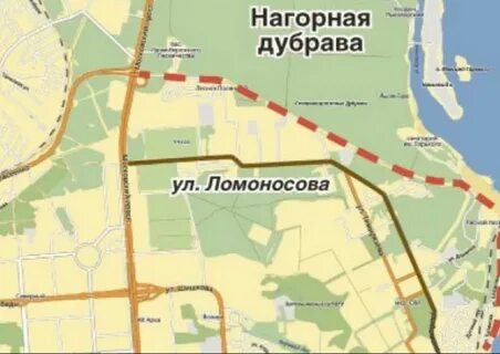 Дубрава на карте