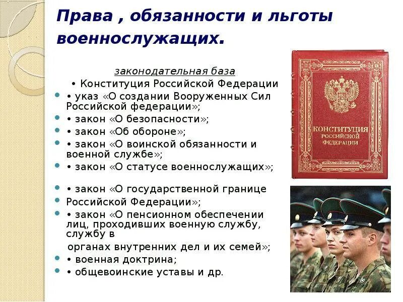 Фз о статусе членов. Обязанности и ответственность военнослужащих кратко. Обязанности военной службы.