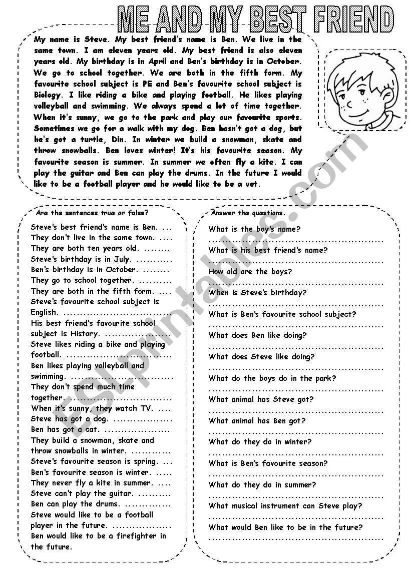 Задание my best friend. Задания по английскому my best friend. Проект английский язык my best friend. My best friend Worksheet 4 класс. Текст my best friend.