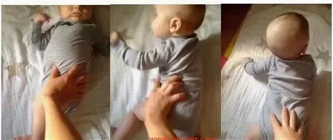 Переворот малыша на живот