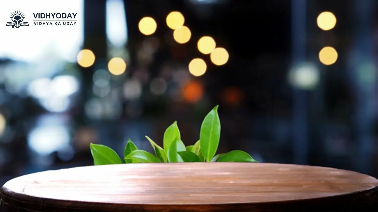 The light is the table