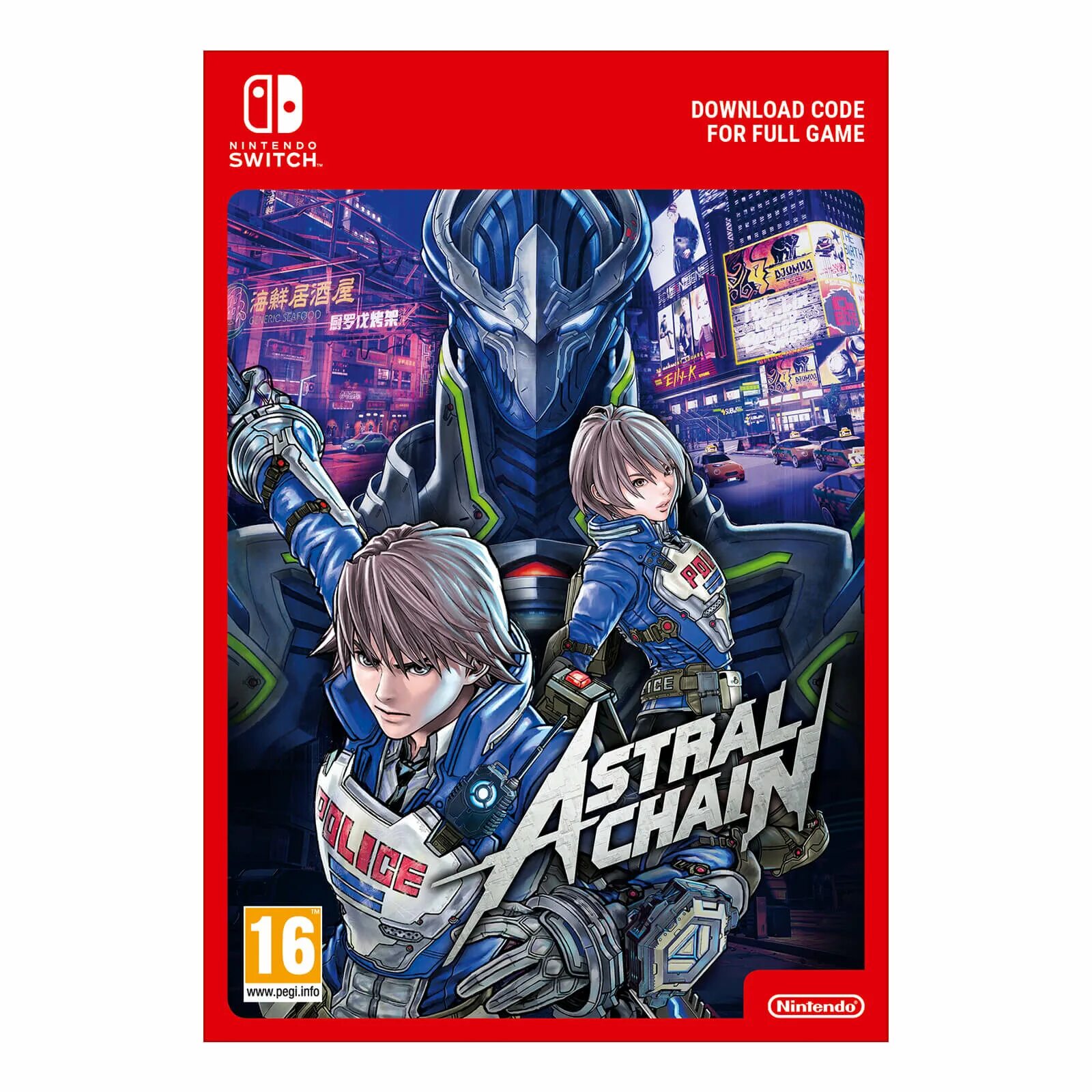 Астрал чейн Нинтендо свитч. Astral Chain Nintendo Switch. Astral Chain обложка.