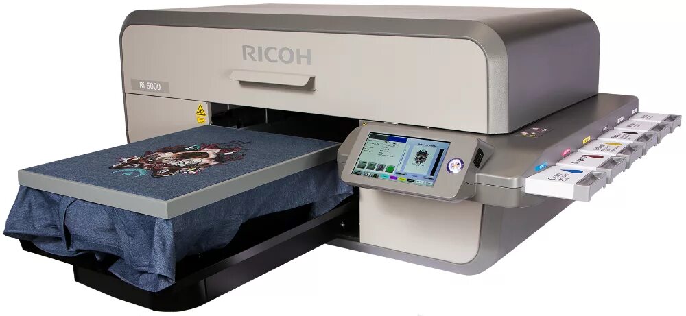 Купить принтер для футболок. Текстильный принтер Ricoh RI 100. Ricoh RI 6000. Ricoh RI 1000. Текстильный принтер DRG Pro.