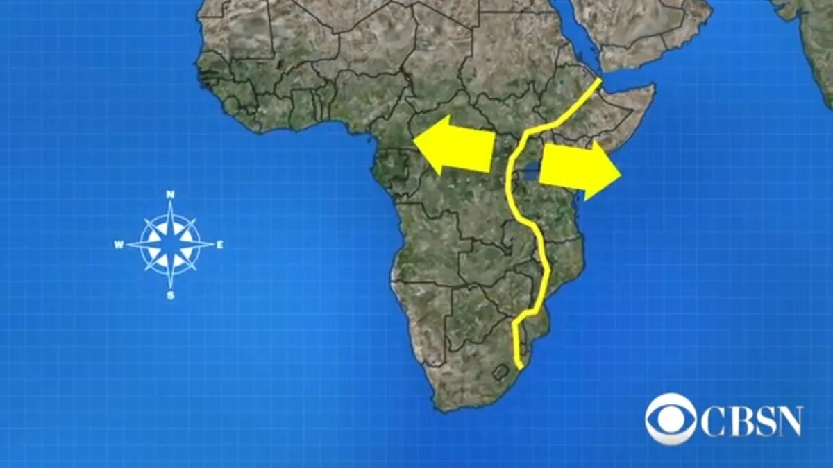 Разделение Африки на 2 части. Трещина Африканский Континент. Раскол африканского континента. Африканский Континент раскалывается на две части. Откуда трещина