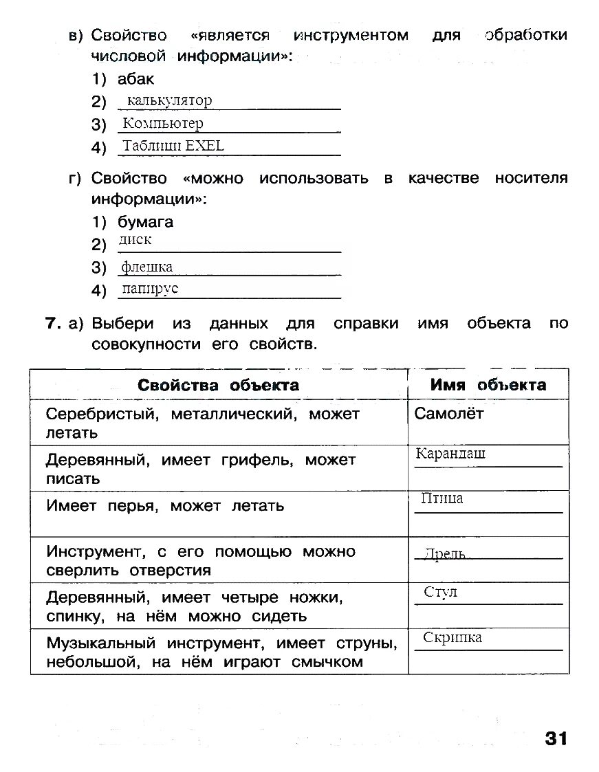 Поиск документа информатика 2 класс. Домашнее задание по информатике 3 класс. свойство является инструментом для обработки числовой информации.