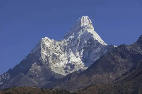 Самая высокая гора от основания