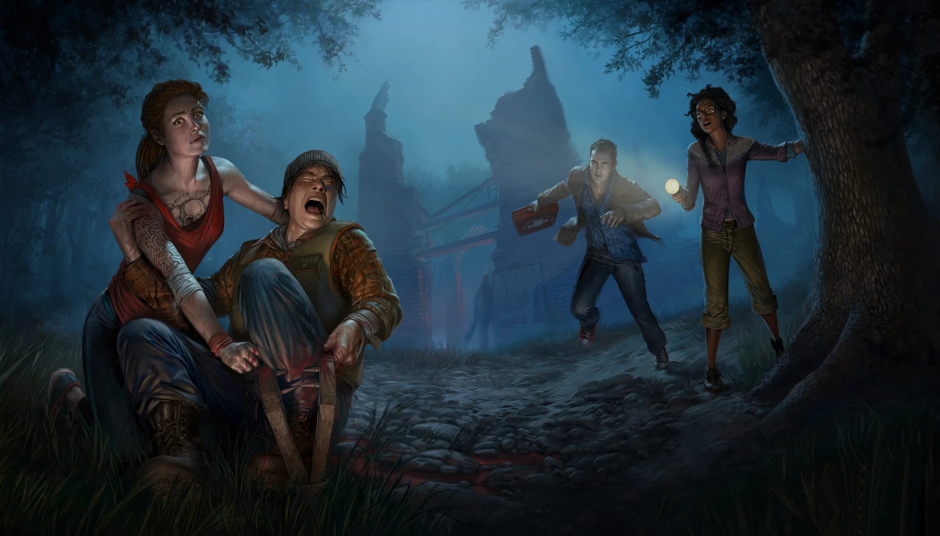 Day by daylight. Обои dead by daylight 1920x1080.