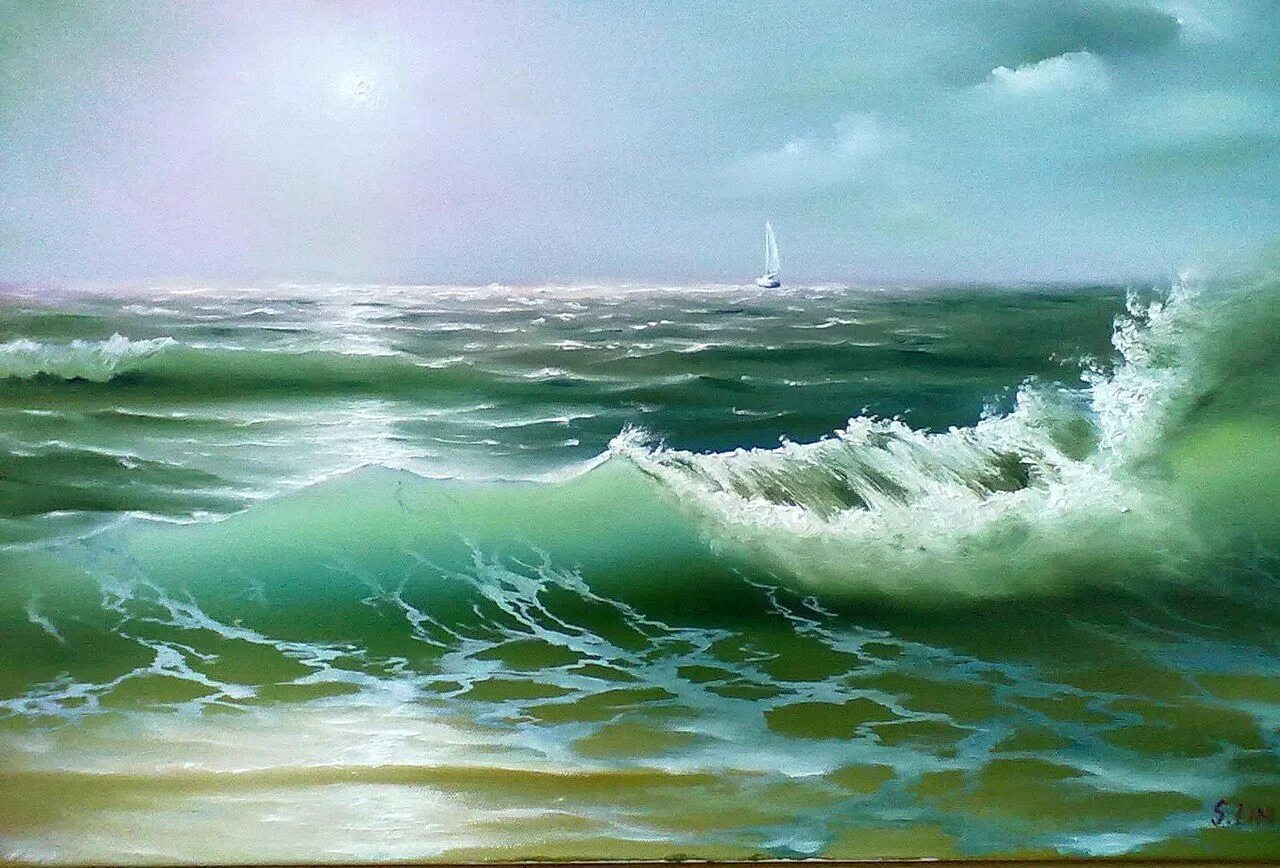 Морской пейзаж волна. Морской пейзаж волна. Морской пейзаж. Море живопись anthony casay. Морской пейзаж волна.