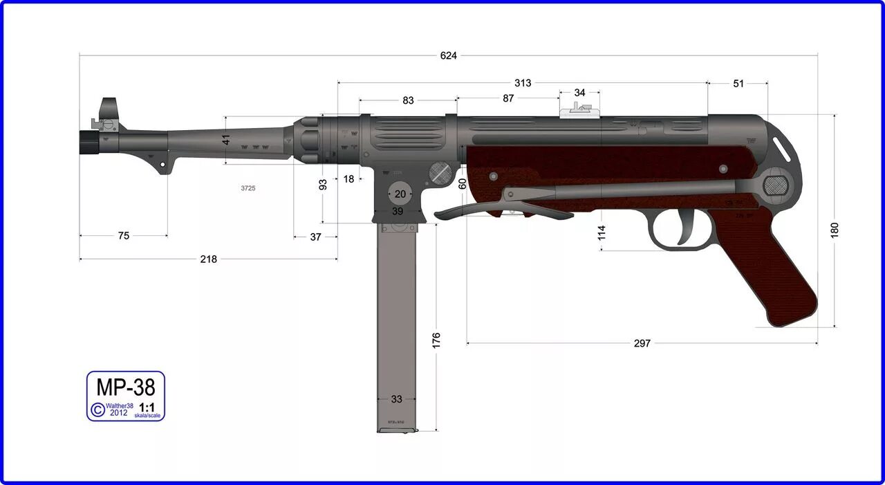 Чертежи автомата МП 40. Шмайсер MP-40 чертеж. Мп аб