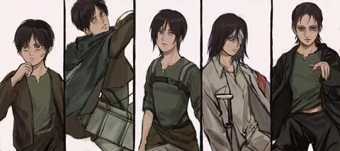 Mikasa, Armin, Eren E Levi, Attack On Titan Eren, Me Me Me Anime, Anime Guy...