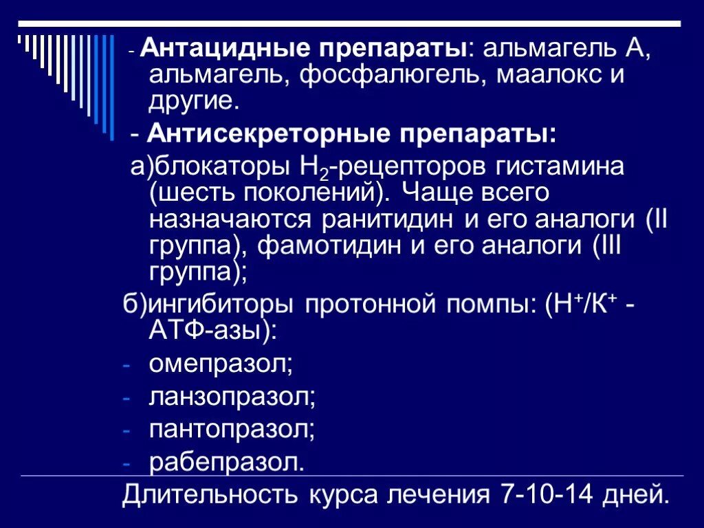 Антациды что это такое список