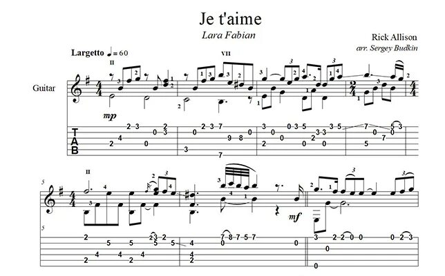 Je taime lara. Je taime lara