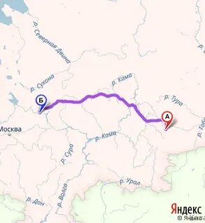 Снежинск расстояние