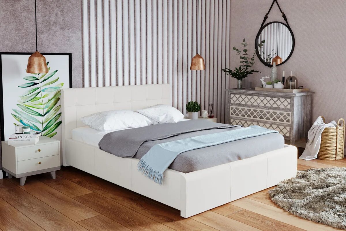 Аскона мебель кровати. Кровать Аскона 180х200.