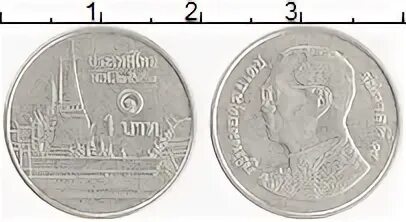 600 бат. Монетка Таиланд 2009. Цифры Таиланда на монетах. 1 Бат монета цена.