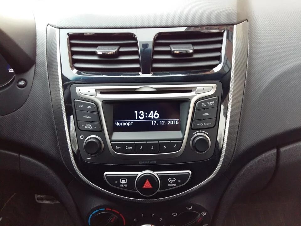 Штатная магитола от Femeli - Hyundai Solaris, 1,4 л, 2012 года автозвук DRIVE2