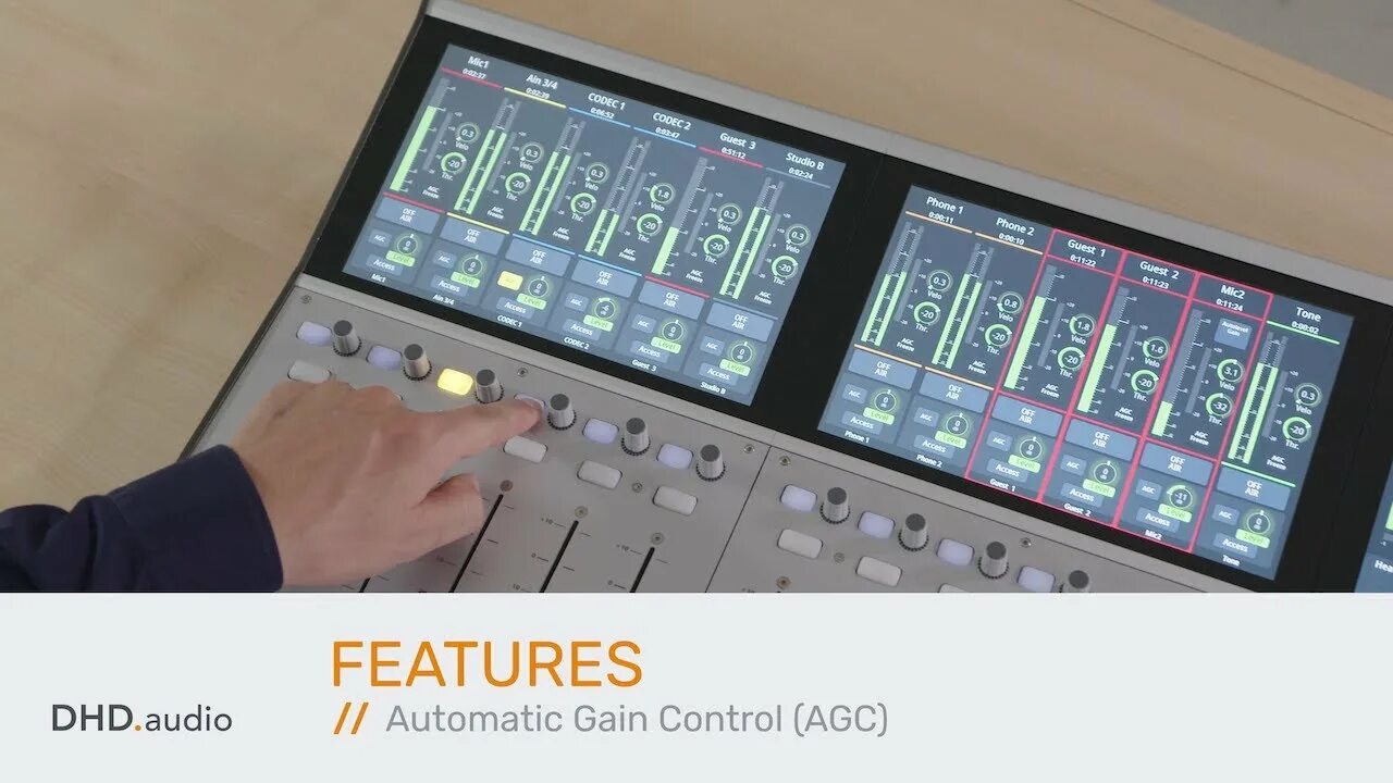 Automatic gain Control AGC. DHD sx2. Микшерный пульт DHD 5200. (AGC) Automatic gain Control YF dbltjrfvtht.