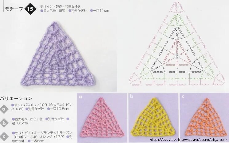 Треугольник крючком схема сбн. Вязаный треугольник крючком. Бабушкин квадрат треугольник схема. Треугольные мотивы крючком схемы для пледа. Бабушкин треугольник схема.