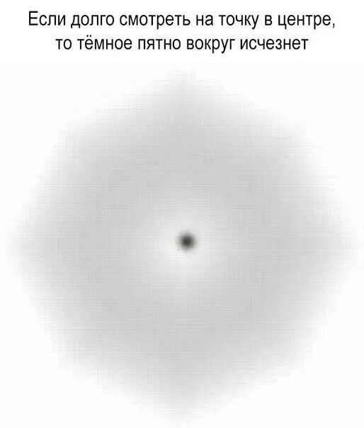 Почему залипаешь в одну точку. Картинка с точкой в центре. почему человек смотрит в 1 точку.