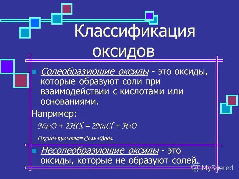 Cs2o какой оксид. Несолеобразующие оксиды химия 8 класс. Классификация оксидов Солеобразующие.