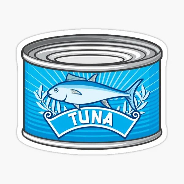 Tuna консервы вектор. Консерва без фона. Консерва нарисованная. Рыба в консервах.