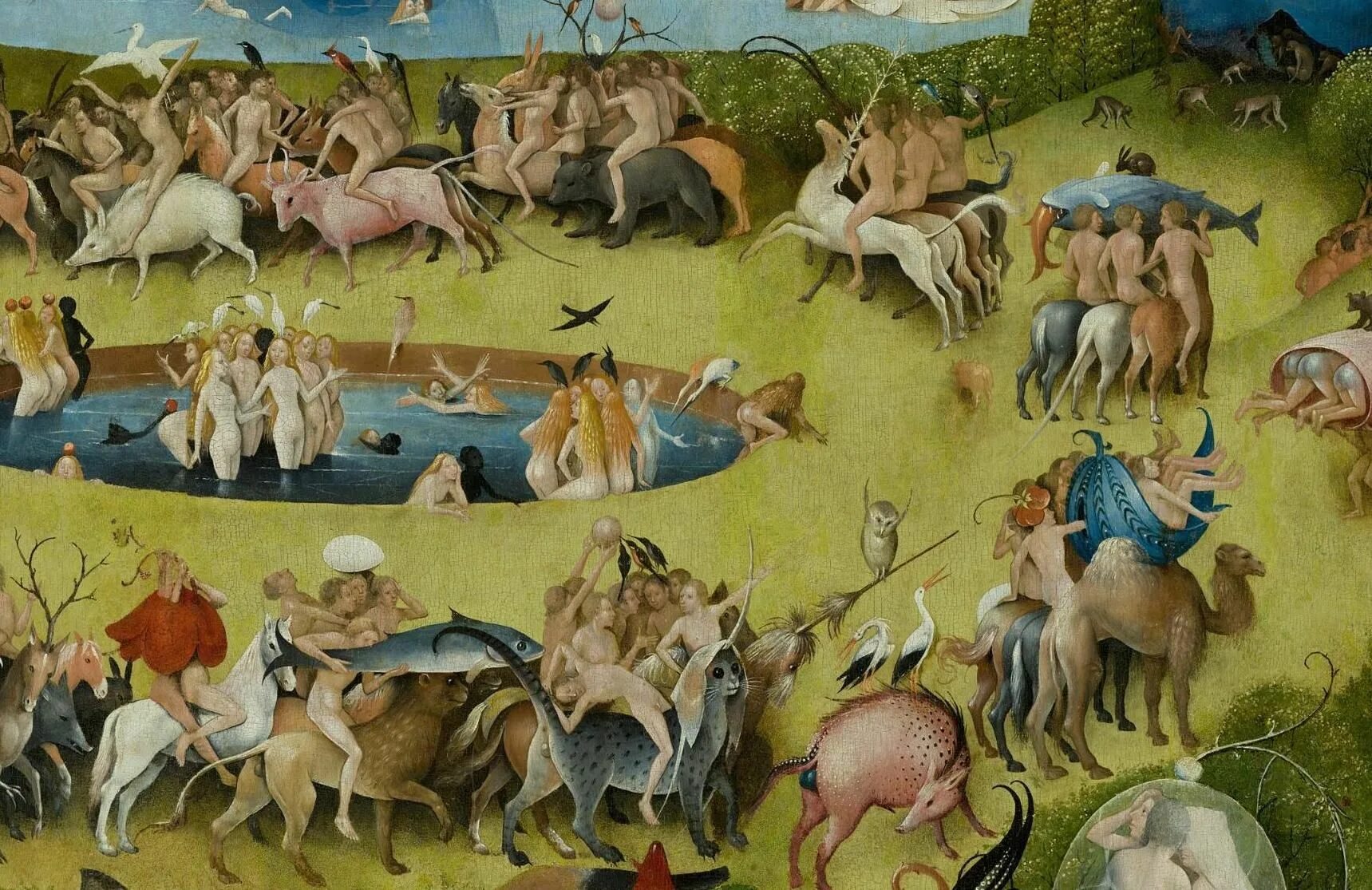 Боско картины. Босх картины сад земных наслаждений. «Сад земных наслаждений», 1500 – 1510.