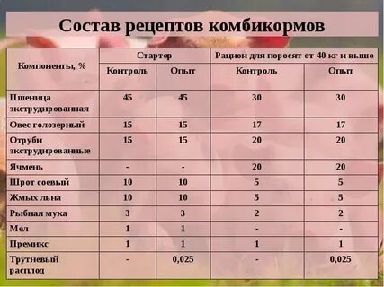 Чем заменить комбикорм