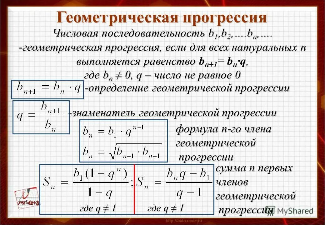 Рекуррентная формула геометрической прогрессии. Формулы геометрической прогрессии 9 класс. Геометрическая прогрегрресии. Геометрическа япрогоессия. Геометрический Прогресс.