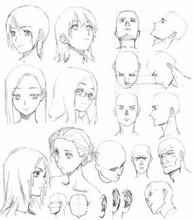 Manga faces
