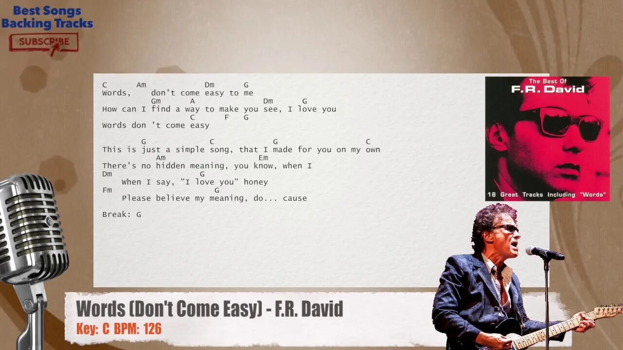 Текст песни easy. Words песня. Words don'come easy текст. David Words don't come easy. Words don't come easy табы.