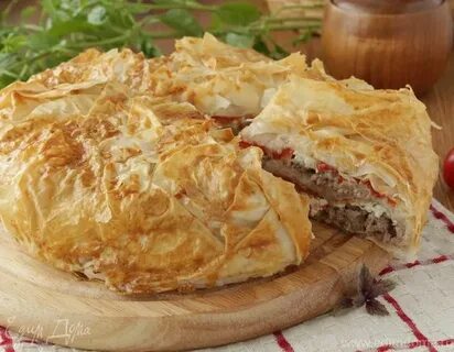 Мясо в тесте фило