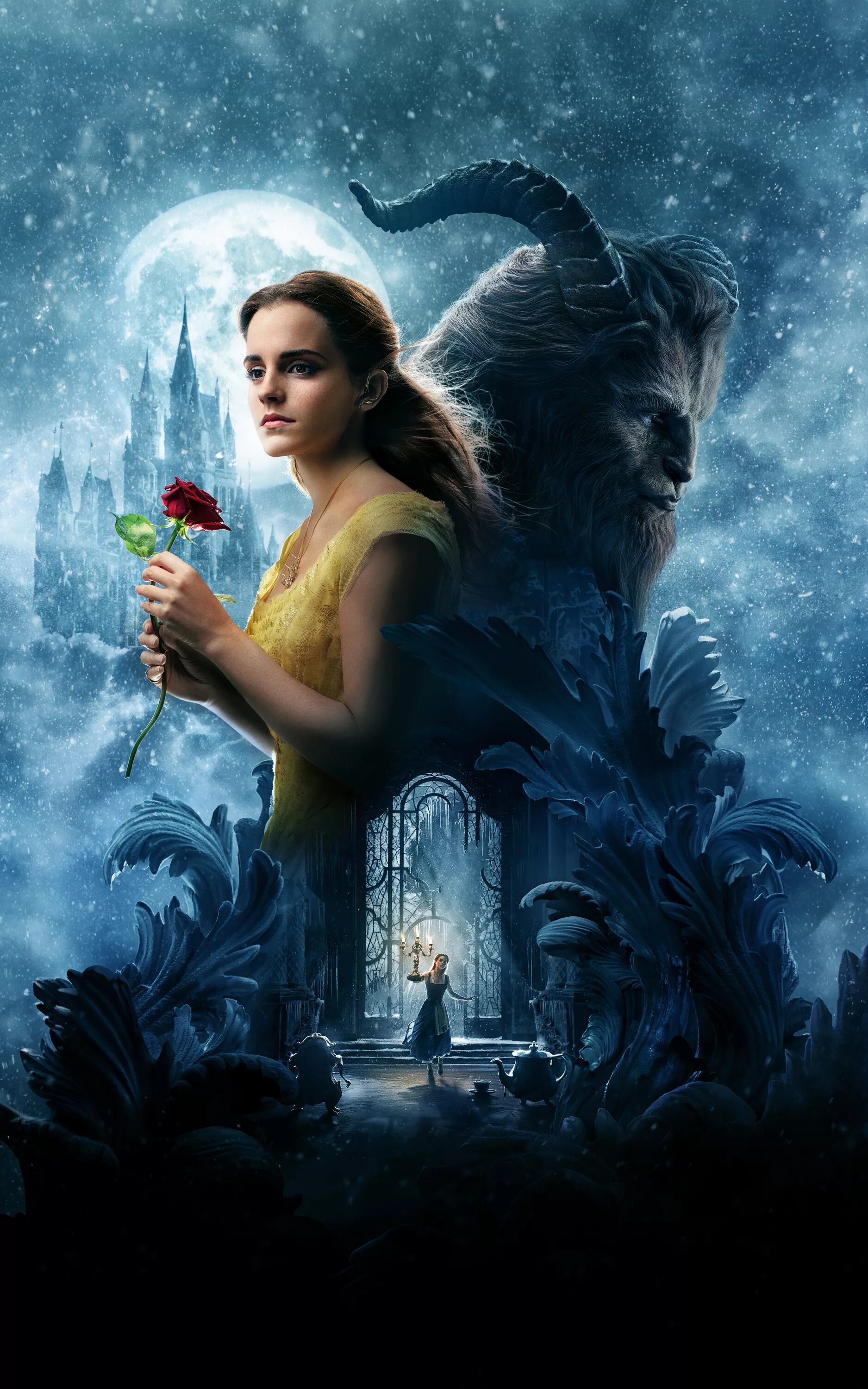 Приключения фэнтези детский. Красавица и чудовище / Beauty and the Beast (2017). Красавица и чудовище 2017 чудовище. Красавица и чудовище 2017 Постер.