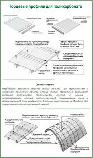 Расстояние между креплениями поликарбонат
