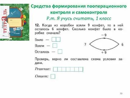 Дополни схемы и реши задачи