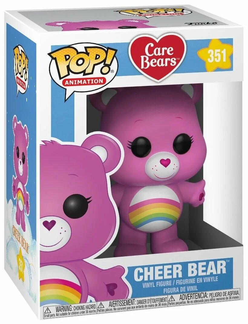 Фигурка Funko Pop! Care Bears: весельчак 26698. Care Bears игрушки. Funko Pop Care Bears. Cheer Bear Funko.