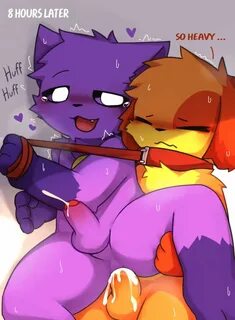 catnap(poppy_playtime) collar cum cum_in_ass cum_inside cute dialogue dog_b...
