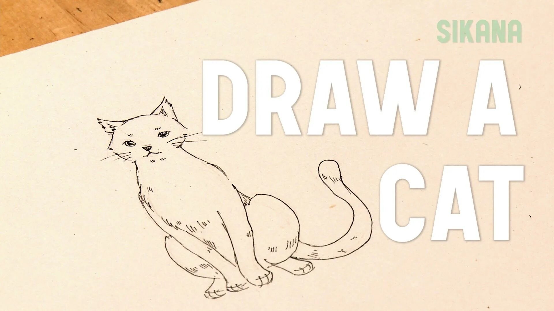 Un chat. Cat draw. How to draw a Cat Мем. Le chat картинки для детей.