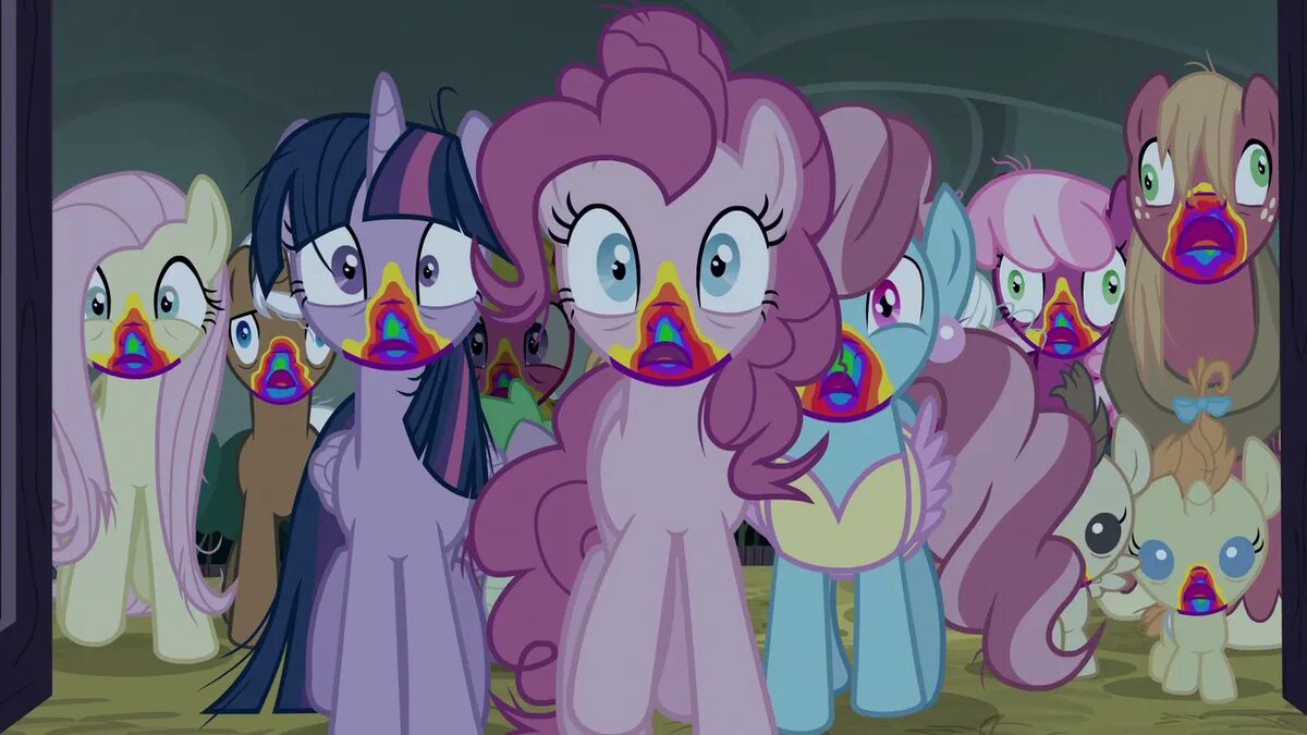 My little pony watching