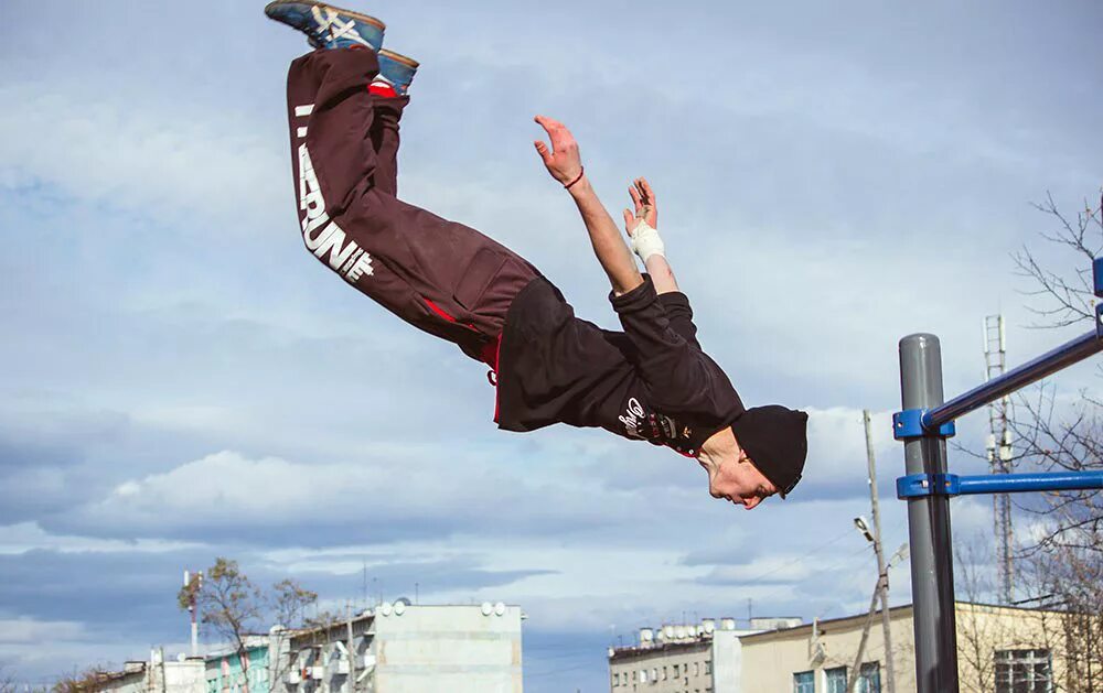 Паркур тренировка