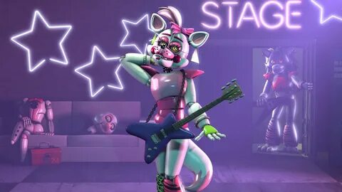 Glamrock Foxy (FNAF Security Breach). 