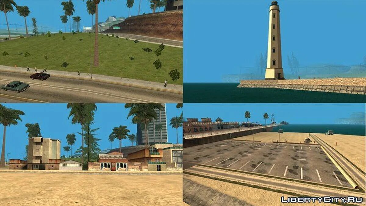 Гта сан андреас мод кофе. GTA San Andreas Santa Maria Beach.