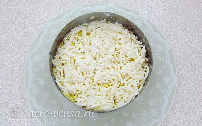 Салат "Невеста" с копчёной курицей и плавленым сыром - пошаговый рецепт с фото н