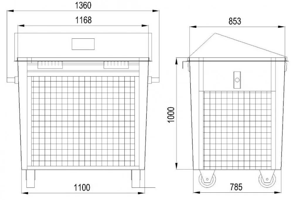 Сбор 1м. Контейнер ТБО 8 м3 чертеж. Контейнер РСО 1.1 м3. Контейнер КРЛ сетка 1,1 с крышкой. Контейнер сетчатый металлический 1100 литров.