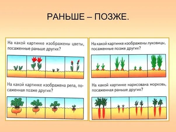 Последовательность событий во времени