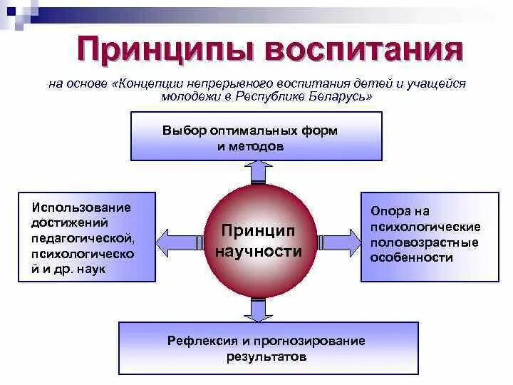 Концепция непрерывного воспитания. Принципы воспитания детей. Принципы концепции воспитания. Принципы воспитания тест.