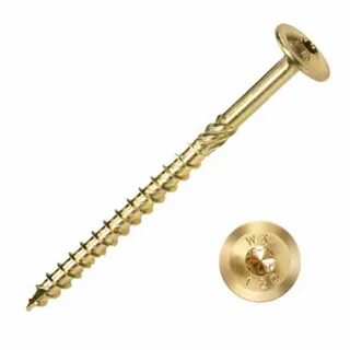 Саморез желтый torx