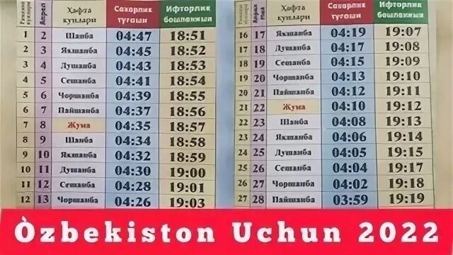 Время закрытия поста рамадан 2024. Taqvim 2022 Рамазан. Ramazon Taqvimi 2022 Toshkent. Ramazon oyi 2022. 2022 Санкт-Петербург Рамозон Рамазон таквими.