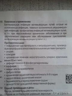 Фурадонин отзывы принимавших