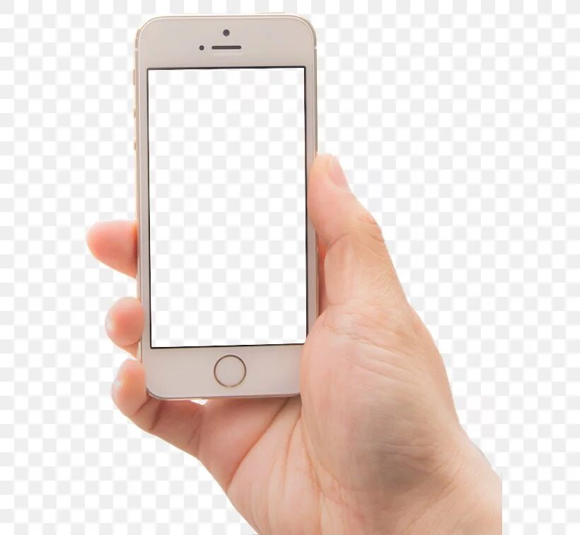 Экран мобильного телефона. Телефон в руке. Белый смартфон на прозрачном фоне. Экран телефона в руке. Фото телефона для монтажа